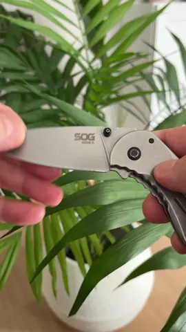 SOG Aegis FL Knife.                         Compact, sharp, unstoppable. Aegis FL hits different.                    #sog #knife #sharp #sogknife #viral 
