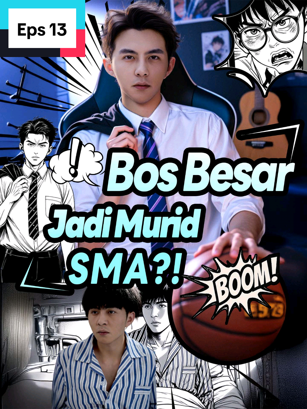 Eps 13 | Bos Besar Jadi Murid SMA #drama #series #drachin #vloentv 