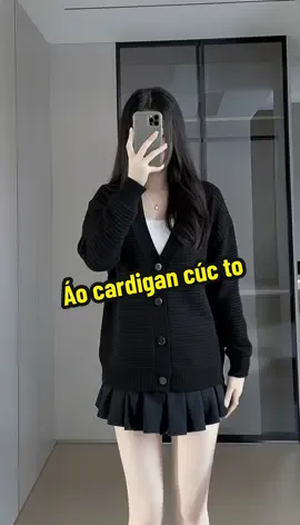 Các nàng thơ thích kiểu nhẹ nhàng thì lấy em áo cardigan này nhá #myoutfit #thoitrangnu #phoidoxinh #thudong #aolen 