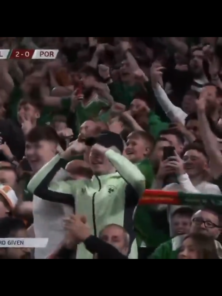 irlanda taraftarları kendilerine hareket çeken ronaldo'dan intikam alıyorlar edit #kesfet #videoarsiv #kronikarsiv 