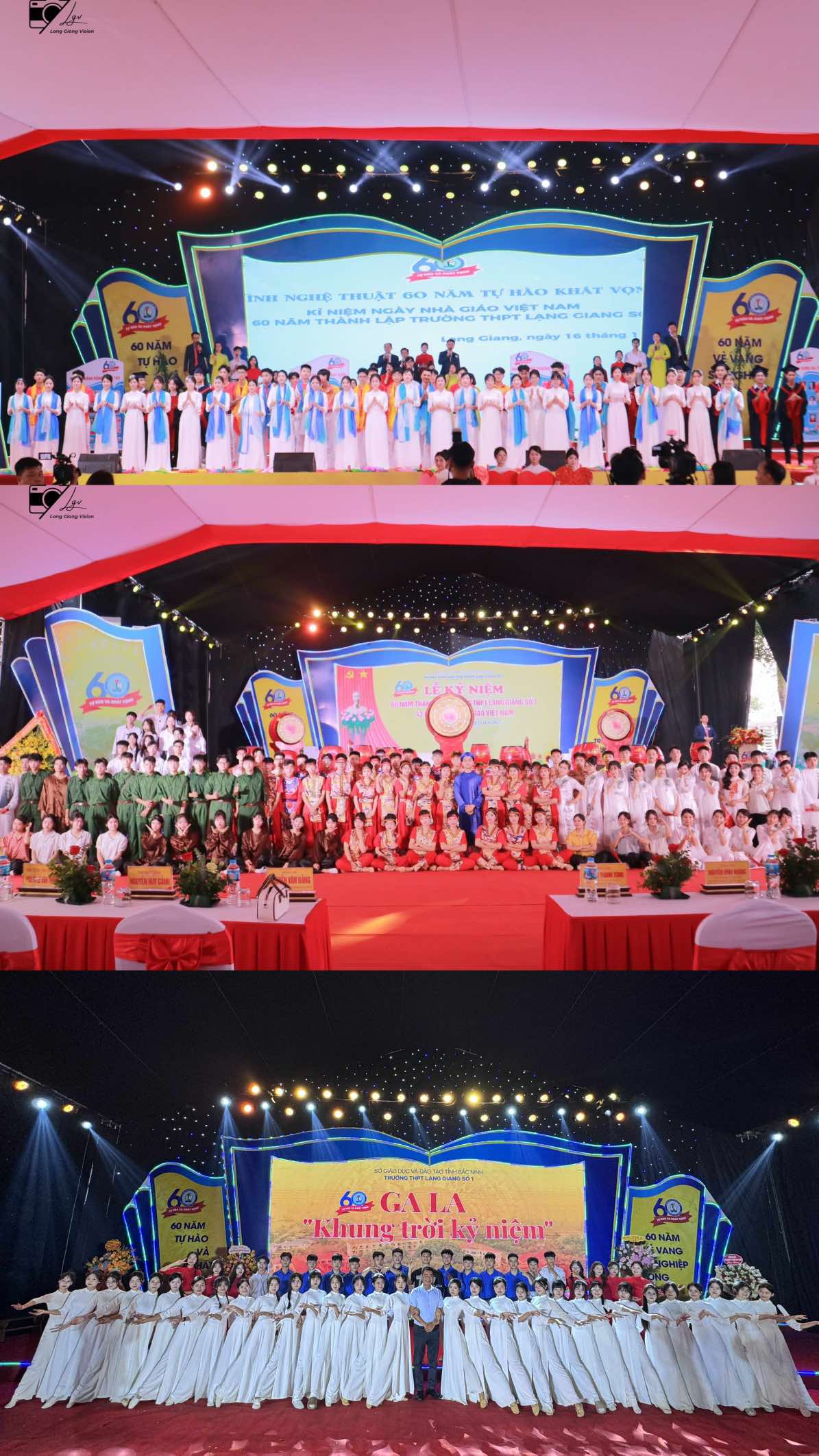 K60-LG1 #kyniem60namthanhlaptruong #thptlanggiangso1 #xh