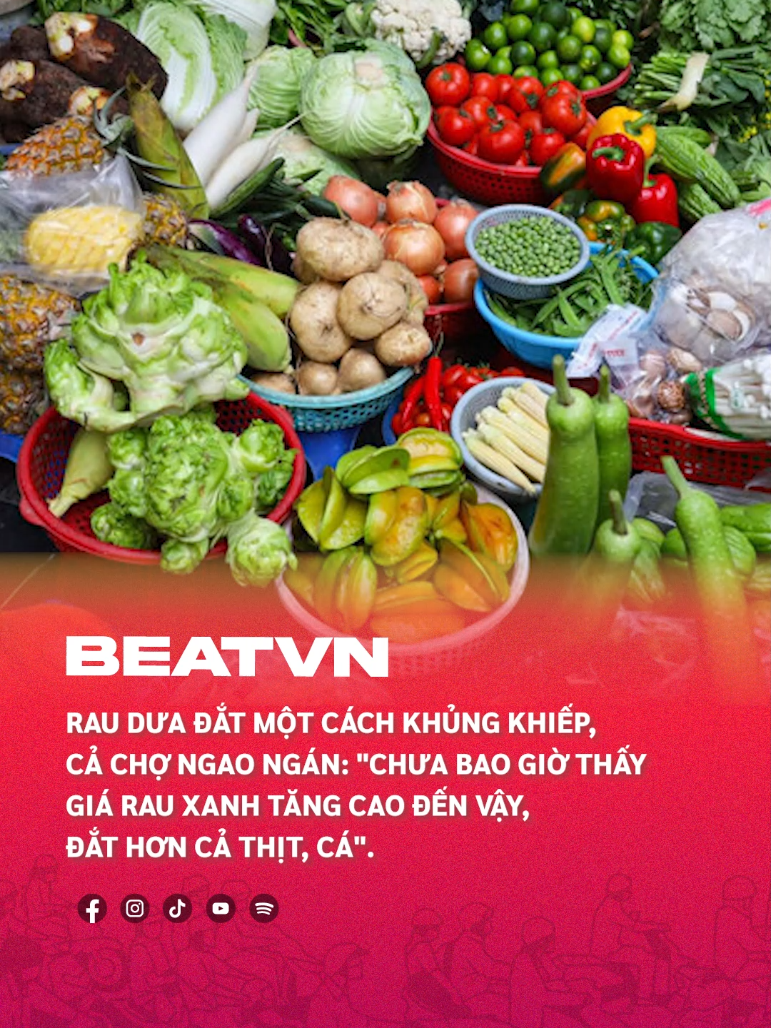 Giá rau dạo này tăng phi mã luôn vậy #beatvn #beatnetwork