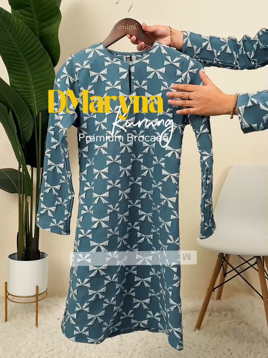 Koleksi terbaru, kurung pahang brocade Dmarlyna... Anggun bergaya! 