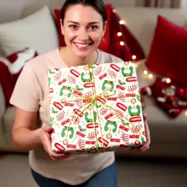 OMG! SANTA! Know him! Buddy. Approved wrapping paper 🎄	#christmaswrappingpaper #christmasmovies #christmasvibes #xmasgift #wrappingpaper