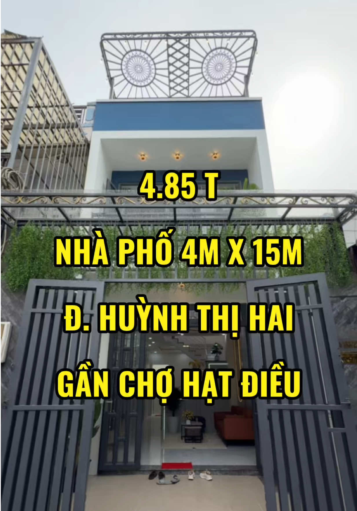 Nhỉnh 4.xxx Nhà phố đẹp Full Nội Thất Đường Huỳnh Thị Hai. Tân Chánh Hiệp. Q12 Diện Tích : 4m x 15m. Xây 1 Lầu Mái Đúc Sân Thượng. Tặng Full Nội Thất Cao Cấp #nhaphodepquan12#nhaphoquan12#nhaphofullnoithatquan12#nhadepquan12