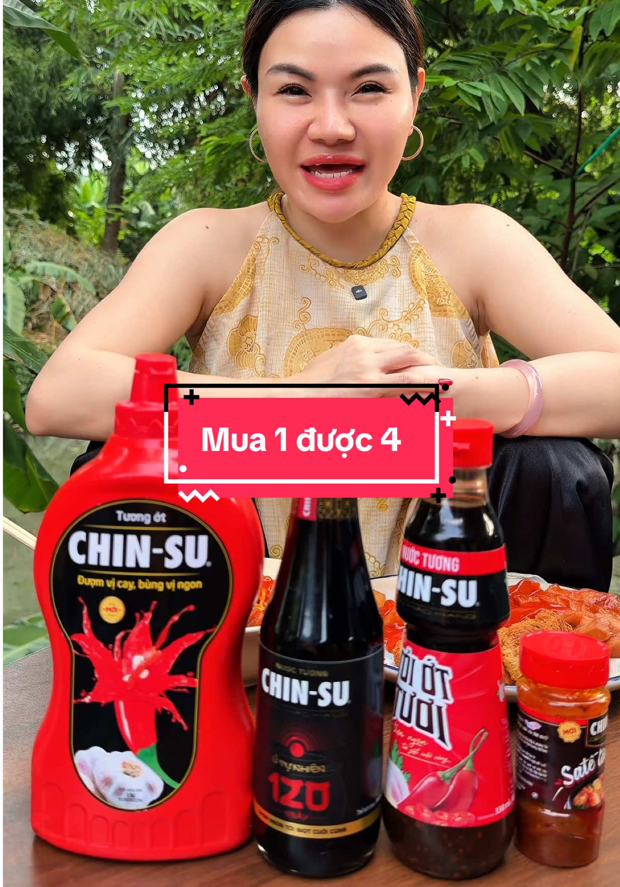 Săn tương ớt Chin-su tặng nước tương, sa tế, hời chị em ơi #honghong #honghongday91 #tuongot #nuoctuong #sate 
