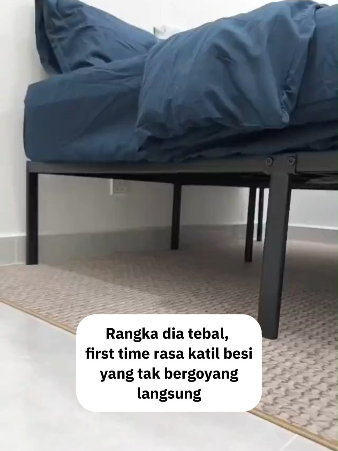 Katil Elias Besi Tinggi 35cm Metal Platform Bed Frame #zinus #katilbesi #bedframe #fypviralシ