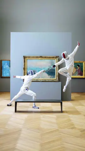 Photographing Olympic athletes in Parisian museums 📸 Should I do the same in other museums? #museums #sportsphotography #olympics 