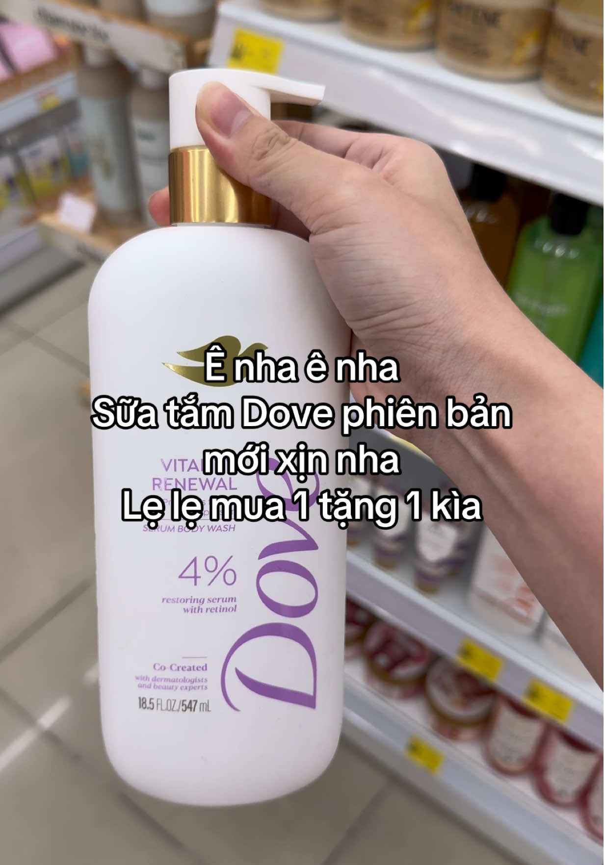 Sữa tắm Dove phiên bản mới #dove #unilever #suatam #duongdabody #brandday 