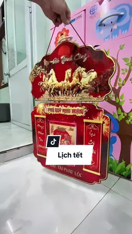 Bộ lịch tết tráng gương khá bền bỉ và sang trọng. #lichdoi #lichtet 