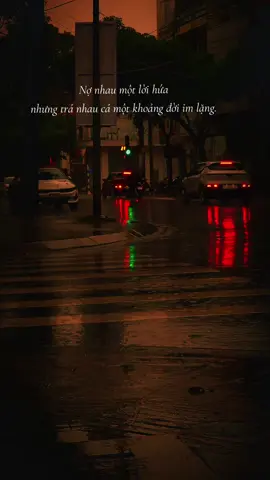 Nợ nhau một lời hứa, nhưng trả nhau cả một khoảng đời im lặng. 😞