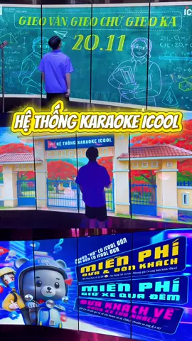 Gieo vần gieo chữ gieo ca. ICOOL mang đến góc nhìn khác xưa với decor dịp 20/11 nè mấy ní #karaokeicool ##gieovangieochugieoKA #phatsu #vtmgr #karaokesaigon 