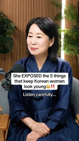 She EXPOSED the 5 things that keep Korean women look young😳‼️ #skincare #koreanskincare #skinhealth #koreanmoisturizer #usa🇺🇸 
