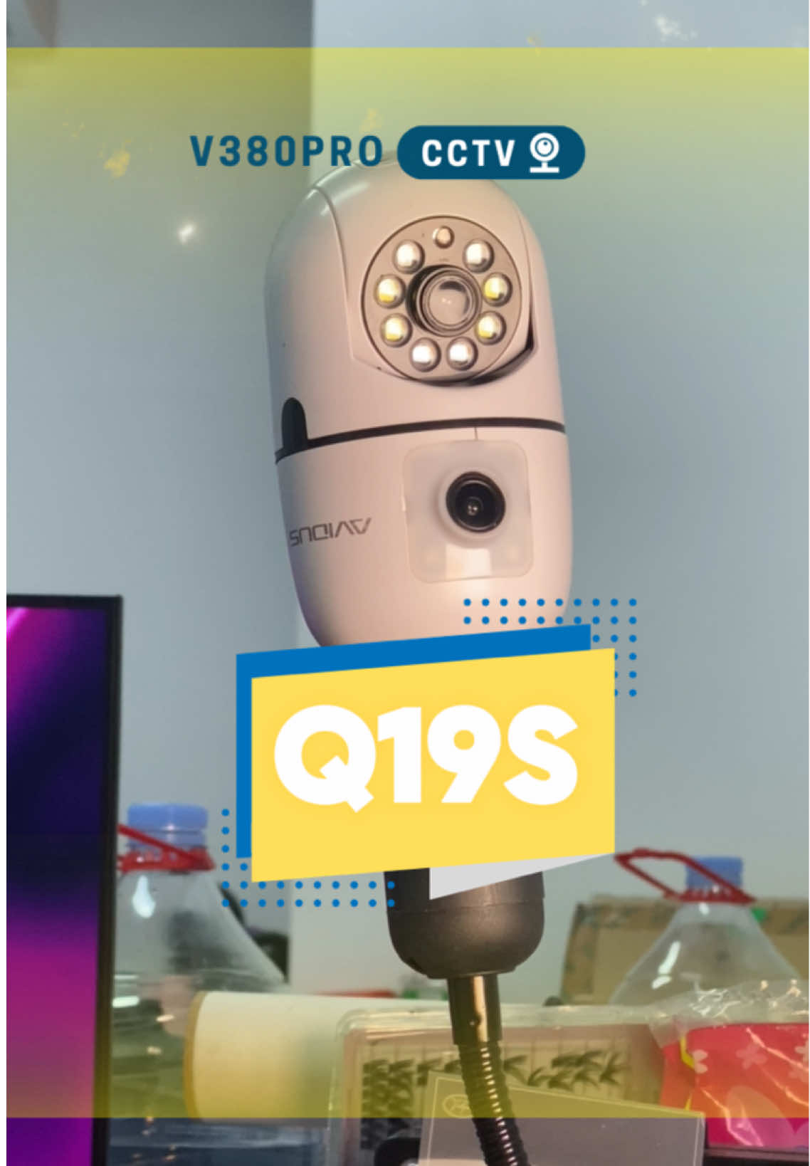 Your Dual Lense CCTV buddy!Stay Safe & Secure with Q19S☺️#v380prophilippines #v380 #v380procctv #v380q19s #q19scctv 