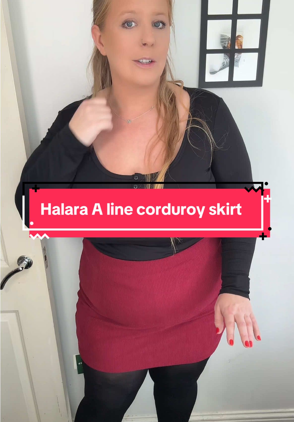 A cute little date night outfit. Perfect for winter wonderland ⛸️❄️ @Halara_official @halara_uk                   #halara #datenightoutfit #halaraskirt #blackfriday #tiktokmademebuyit 