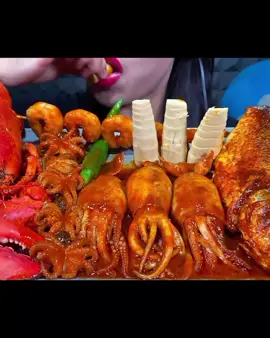 Mukbang Seafood (Yt: Stella asmr)#stellaasmr #mukbang #seafood #asmrsounds #mukbangasmr 
