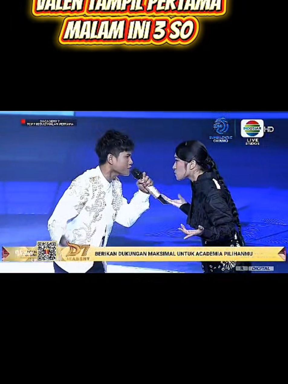 gila penampilan valen malam ini luar biasa  #valen #milen #da7 #indosiar 