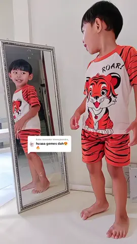 Membalas @kimmyjennaira_ emang segemes itu heyy😍😍 #setelananak #bajuanak #outfitcheck 