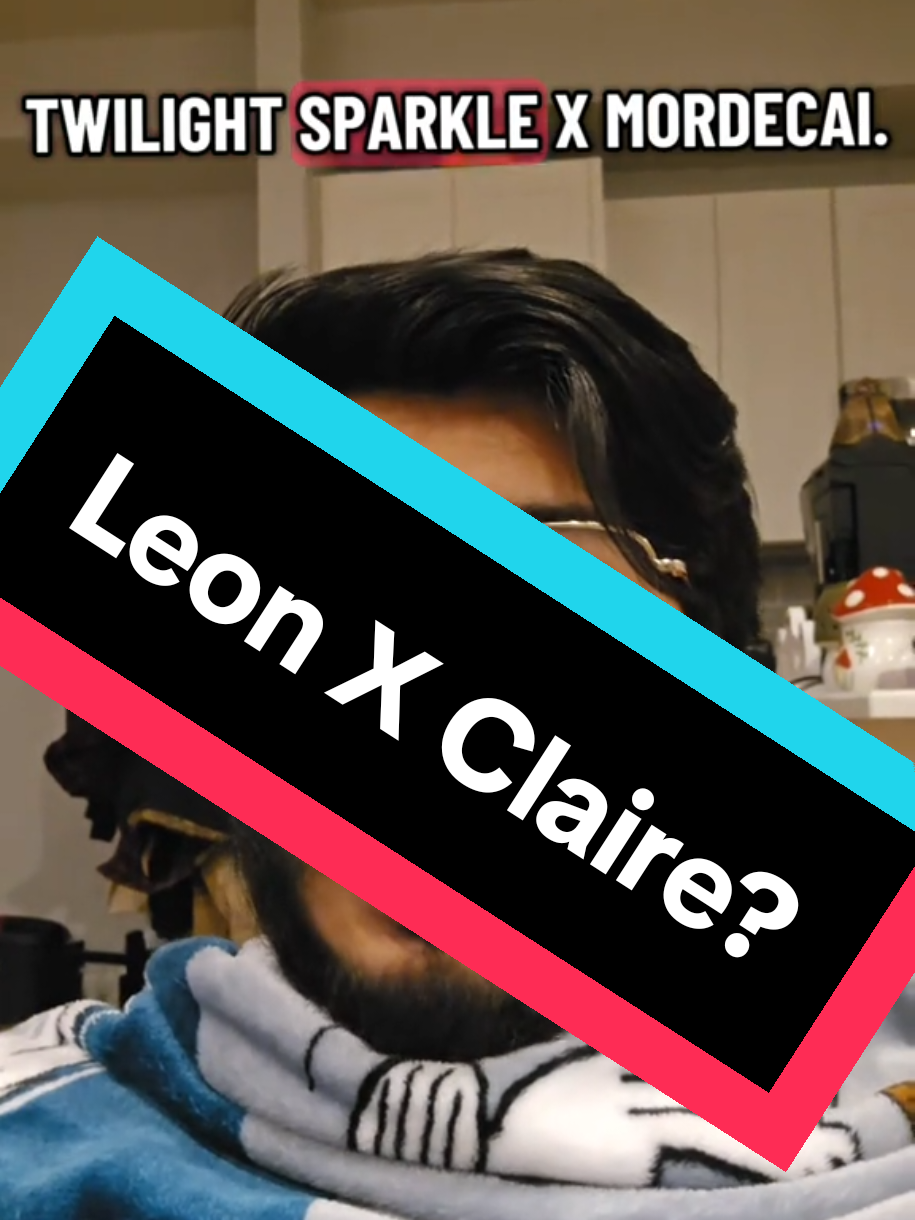 Props to all the artists. This has been flooding my fyp and it's all been entertaining but I have one selfish request.... #princess #prince #knight #residentevil #leonxclaire 