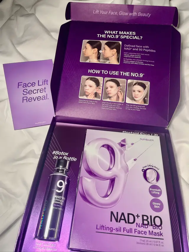 A little lift + a little glow = a good night routine 💜 @numbuzin_global  @yesstyle  @yesstyleinfluencers  #koreanskincareroutine #glow #numbuzin