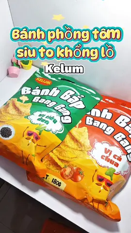 Bánh phồng tôm kelum siu to #banhphongtom #kelum #banhphongtomkhonglo #snack 