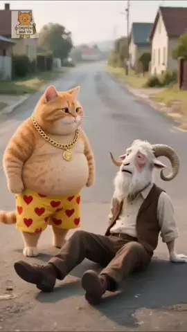 Mèo đưa cụ về phố và cái kết #meocambeo #xuhuong 