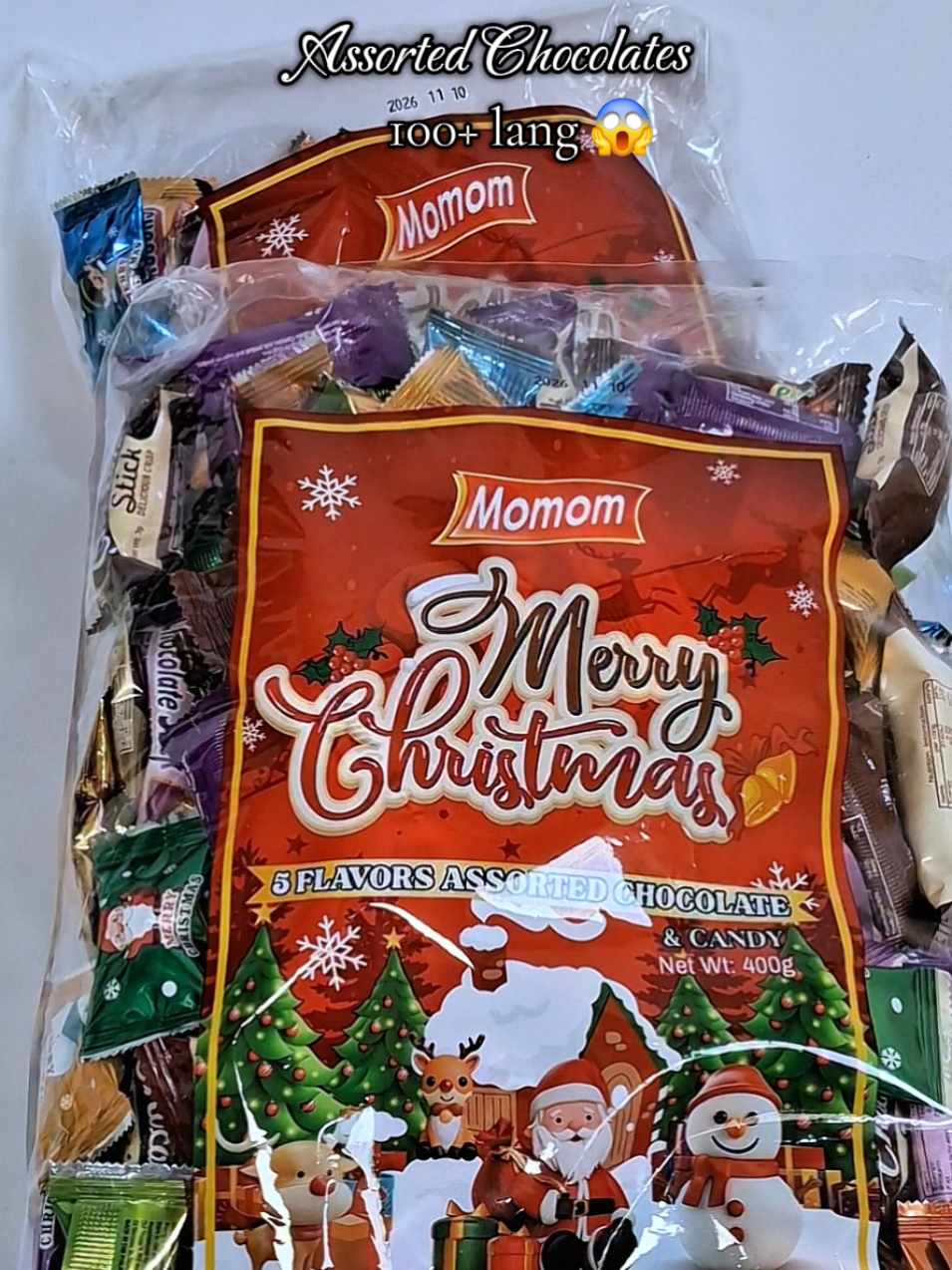 Price may vary‼️ Momom Christmas assorted chocolates,  perfect sa nalalapit na pasko mga mii. Grab yours! #assortedchocolates  #assortedchocolatebundleset #chocolatebundleset  #christmasbundleset  #christmaschocolate 