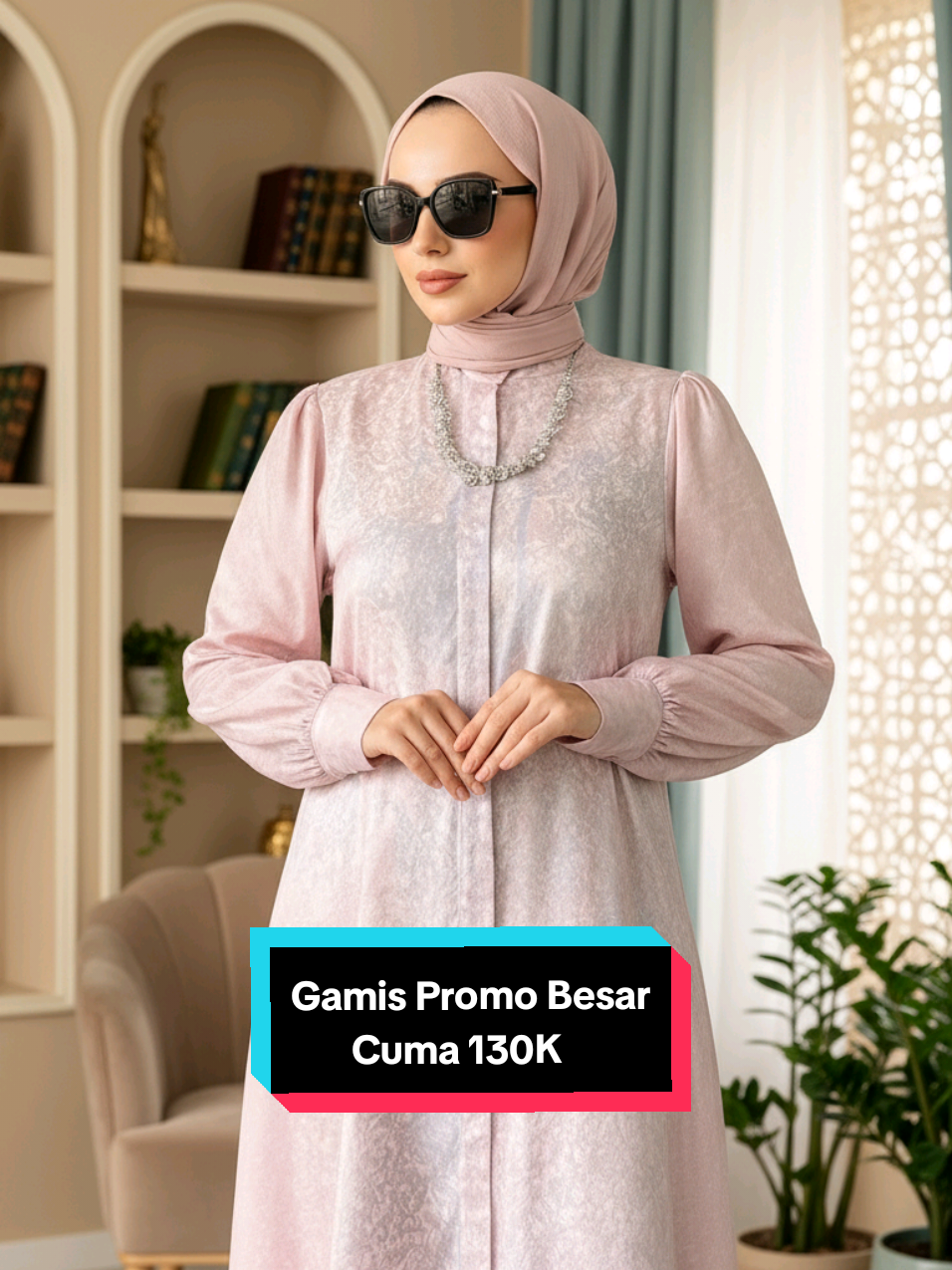 Dress Nazla By Jelita Cantik peach lembut ini tuh masuk kategori mewah tanpa usaha Warnanya bikin keliatan anggun banget Serius deh, dipake kondangan  ngantor juga masuk semua  Cek size di keranjang, sebelum kehabisan yaa #gamis #abaya #ootdfashion #muslimah #promo 