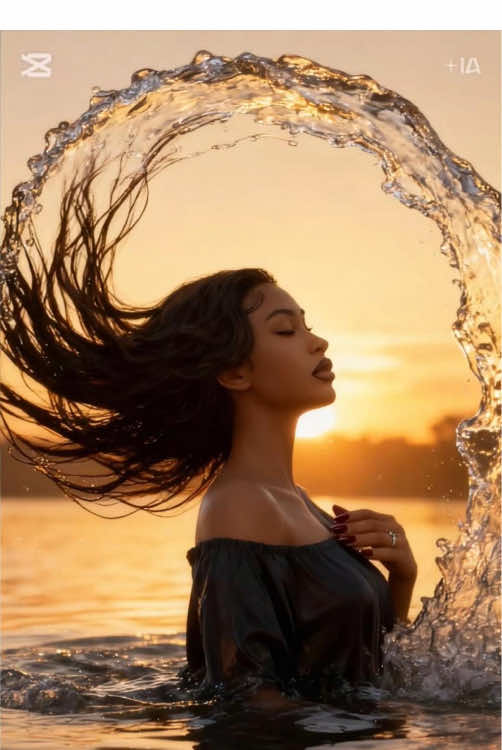 Click on the CapCut icon above to generate the same style as the video.
 Splashing photos.Watersplashing photo making tutorial.
 #capcut #capcutpioneer #capcutforus