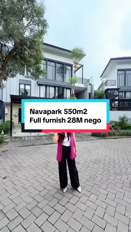 Rumah lakewood navapark BSD fully furnished dijual cepat ✅ Luas tanah: 550m2 ✅ Kamar tidur: 4+1  ✅ Full furnished  ✅ ruang kerja Harga 💸 28M nego  Info detail WA 0813-1212-2408 