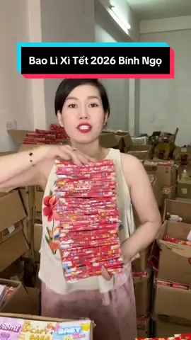 Bao Lì Xì Tết 2026 Bính Ngọ Hình Truyền Thống TỔNG HỢP Nhiều Mẫu Chất Đẹp #baolixi #baolixitet #baolixi2026 #tet2026 #cindythuytichcuc