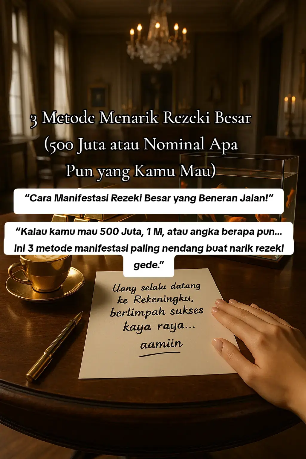 3 Metode Menarik Rezeki Besar (500 Juta atau Nominal Apa Pun yang Kamu Mau) Kalau kamu merasa rezeki seret, atau pengen masuk ke fase hidup yang lebih makmur, cobain 3 metode manifestasi ini. Dipake banyak banget praktisi LoA & QLoA untuk narik rezeki besar secara aligned, effortless, dan cepat. 🔥 Tips Biar Lebih Nempel (QLoA Style) • Get into “rich state” — sebelum nulis, tarik napas & niatin “aku layak kaya” • Bayangkan notif transfer-nya beneran muncul • Ucapin dalam hati: “Aku siap menerimanya sekarang.” • Lepaskan ➝ biarkan semesta ngatur caranya 🔥 Rezeki besar datang saat kamu selaras, bukan saat kamu memaksa. Biarkan energi kamu memanggil peluang yang tepat. 💰 Kamu pilih nominalnya. 500 juta? 5 M? 500 M? Energi QLoA nggak pernah batasi. — manifestasi uang, manifesting, menarik rezeki, rezeki deras, QLoA, abundance mindset, energi uang, afirmasi uang, afirmasi rezeki, cara cepat tarik rezeki, kaya raya, abundance energy, money flow, frekuensi uang #LawOfAttraction #ManifestasiRezeki #RezekiBesar #CaraMenarikUang #yoslabs 