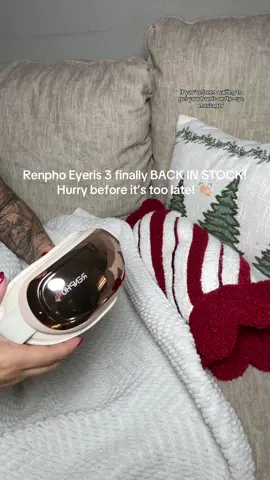 🎄✨ Use code RENPHOLIDAY for 10% off through 12/31/2025 I didn't realize how much screen time was messing with my head until I started using this RENPHO EYERIS 3 Eye massager. The heat, cooling, and that temple massage?? It feels unreal. If headaches, eye strain, screens are your daily life - you're gonna want this. And yes... it's voice controlled. You literally say 