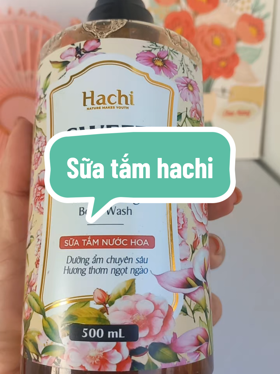 Sữa tắm hachi thơm hương nước hoa #taphoamekhoi #suatamhachi #review #xuhuongtiktok 