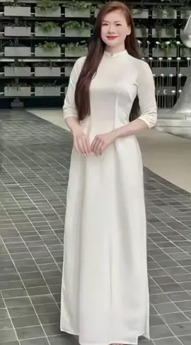 Bộ áo dài lụa tay lỡ #fashion #aodaivietnam #aodaihocsinh #aodailua #xuhuongtikto 
