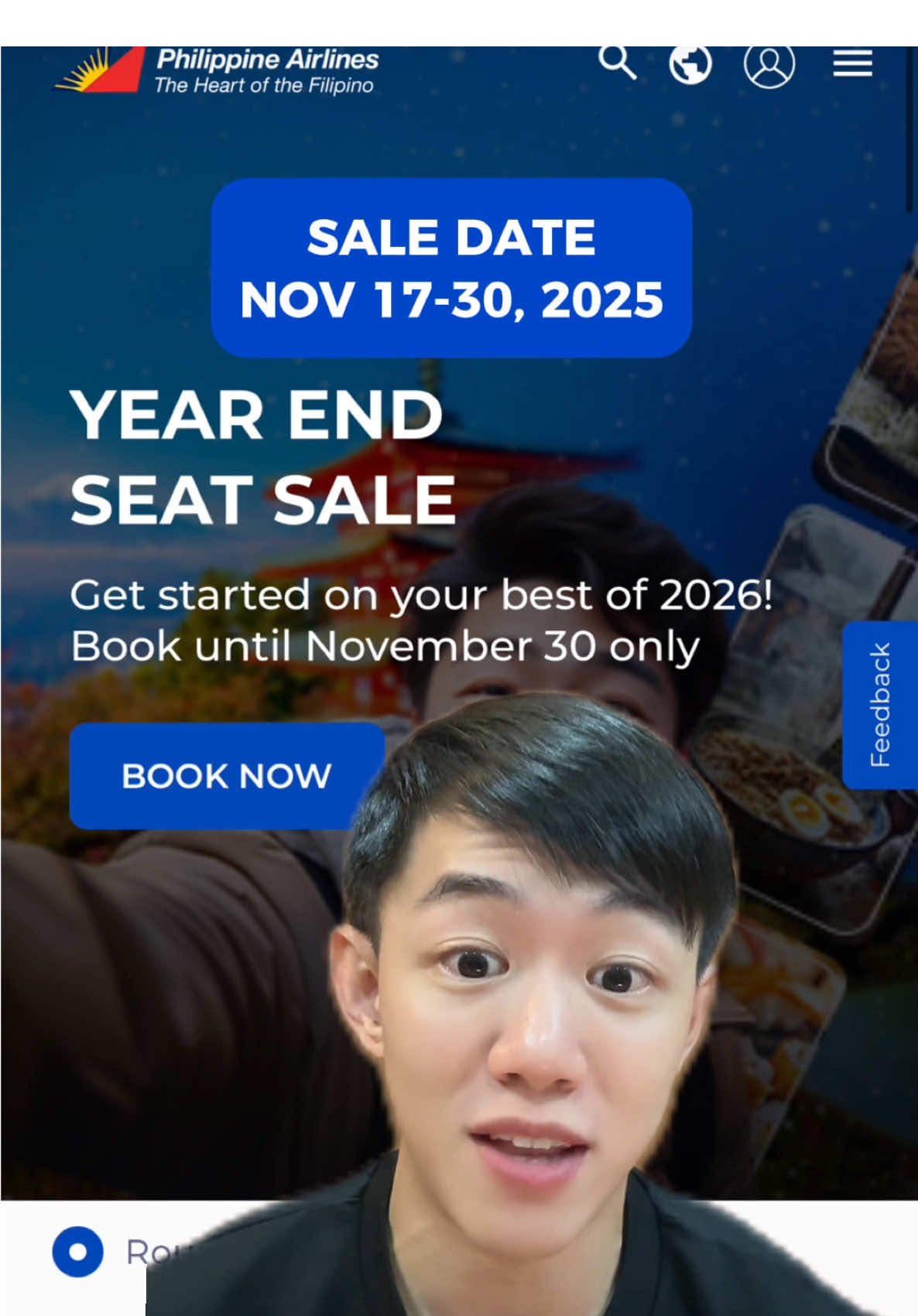 Nakapag-book ka na ba this seat-sale season? Year End Seat Sale na ni Philippine Airlines from Nov 17–30! In fairness kay PAL, ok yung rates for a full service carrier! Let me show you the best deals and tips para mas mabilis ka makapag-book.  With PAL flights, you enjoy:  • Meals/Snacks in every flight  • Seat + Checked baggage in most flights  • World-class service from a 4-star carrier #flypal #SayYESStoPAL #travelph @Philippine Airlines 