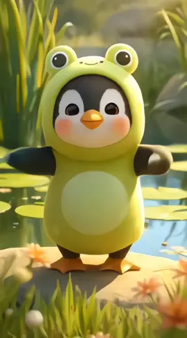 Cute pengy dance @Kids Mingle #kidscartoon #songforkids #cartoon #tiktokkids  #cartoonkids #fypviralシ 