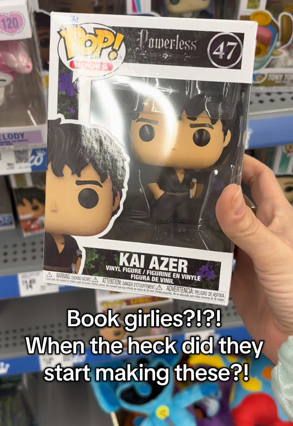 Saw these at Walmart today! 🤭 #BookTok #powerless #kaiazer #bookmerch #laurenroberts 