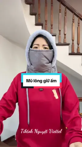 Mũ lông giữ ấm mùa đông #xuhuong #tiktokshop #nguyetviettel #mulong 