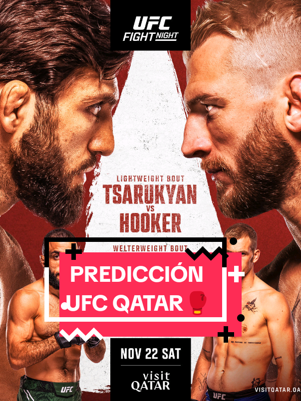 Ahí va mi predicción a este espectacular UFC Qatar 🥊 #ufcqatar #armantsarukyan #iangarry #topuria #danhooker 
