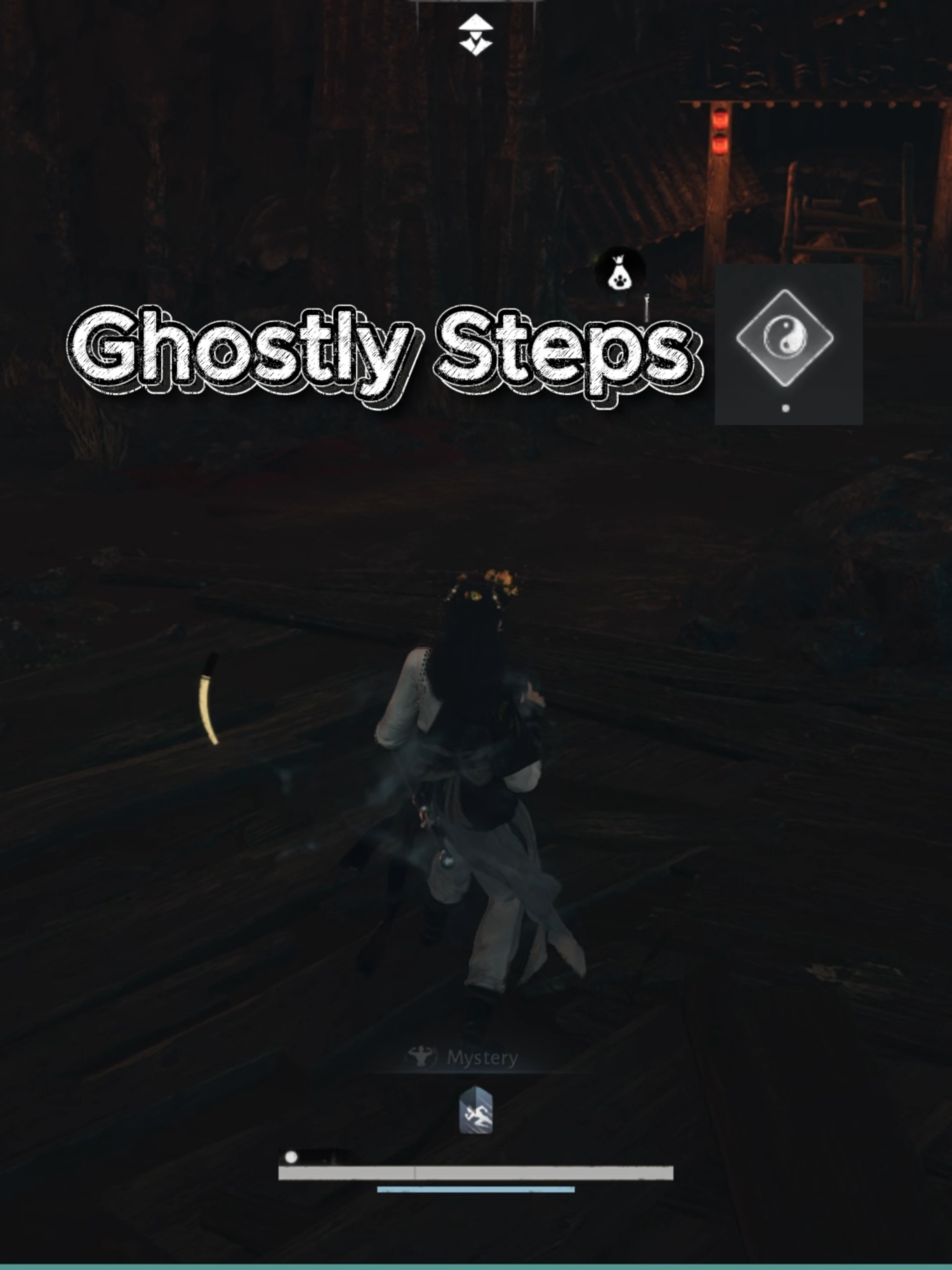 สอนหาท่าGhostly steps👻 #wherewindsmeetmeet #WWM #edit