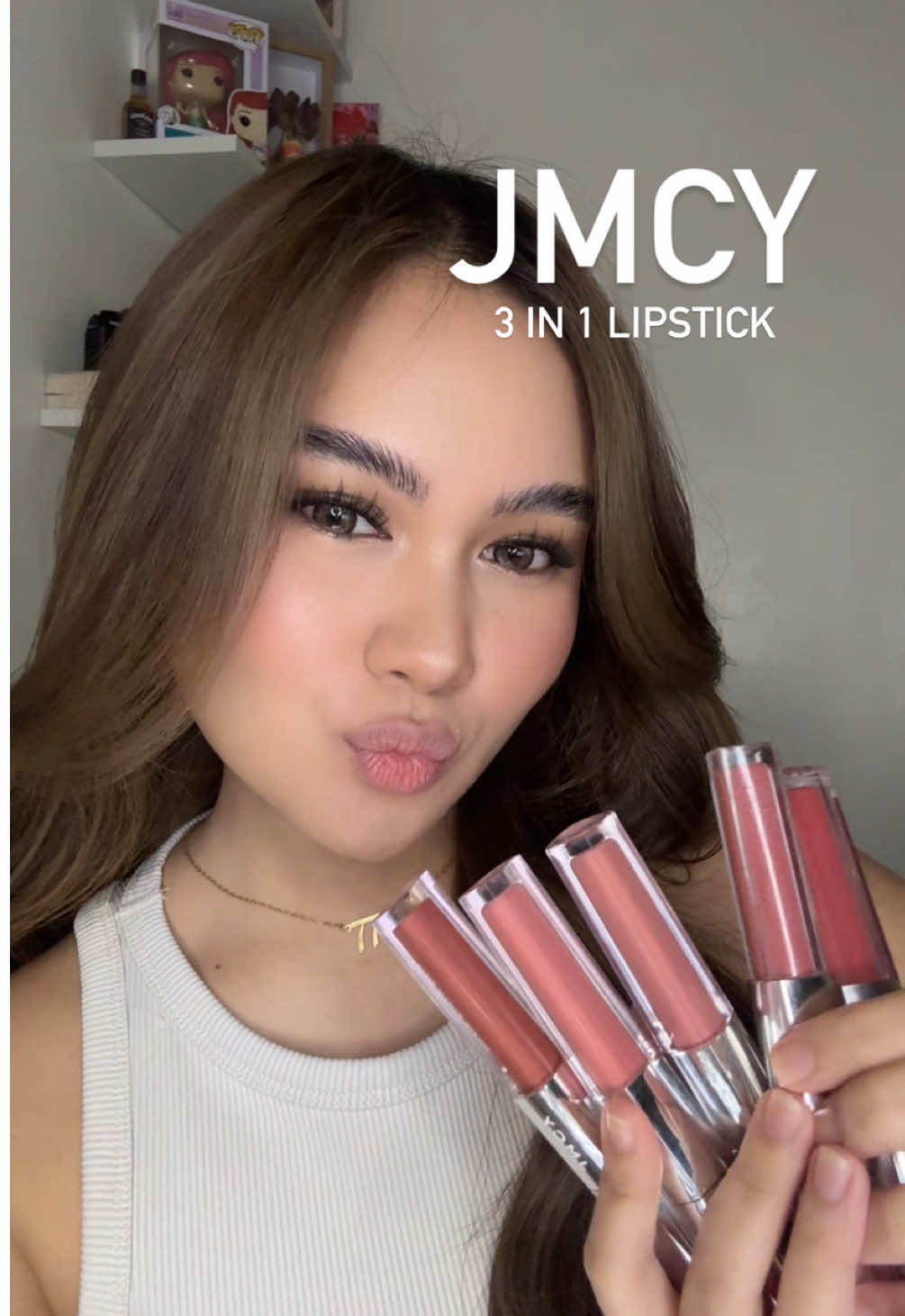 lippie reco fave shades 💋#jmcy#jmcylipstick #jmcy3in1lipstick #jmcycosmetics #lipstickrecommendation 