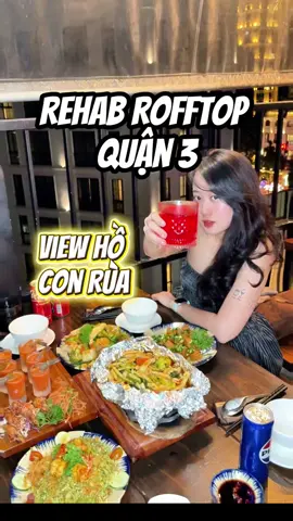 🏠Rehab Rooftop  📍ngay tầng 6-7 tại số 2Bis Công Trường Quốc Tế, Quận 3 – là điểm hẹn lý tưởng để ngắm view Hồ Con Rùa lung linh ban đêm.  ❤️‍🔥 Không gian mở, ánh đèn thành phố, bàn rộng chill bạn bè hoặc bàn riêng hẹn hò. Món ăn đặc sắc giá cạnh tranh không quá cao vừa ăn vừa ngắm skyline.  ❤️‍🔥Đi lúc 20:30 là chuẩn giờ lên đèn rực rỡ. Gửi xe thuận tiện, đặt bàn trước giúp không bị hết chỗ view đẹp nhen. ❤️‍🔥 Lưu lại để dành hội họp với bạn bè nhe  #rooftopquan3#roohabrooftop #viewhoconrua #rooftop #CapCut 