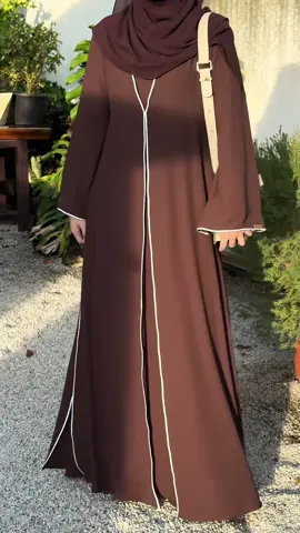 Umrah အတွက်အသစ်ထွက်တဲ့ အဖြူလိုင်း Abaya Set 🤎viber 09458136923 #abaya #umrah #abayaset #medina #brownabaya #whiteline #brown #modest #abayamurah 