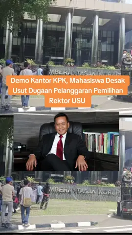 JAKARTA | Koalisi Mahasiswa dan Pemuda Peduli USU (KAMPPUS) menggelar konferensi pers di Kantor Komisi Pemberantasan Korupsi (KPK) Jalan HR Rasuna Said, Jakarta, Senin (17/11/2025). Mereka menuding proses Pemilihan Rektor Universitas Sumatera Utara (USU) periode 2026–2031 sarat kejanggalan dan manipulasi, setelah Majelis Wali Amanat (MWA) USU disebut memaksakan rapat pleno di Gedung Kementerian Imigrasi dan Pemasyarakatan (Imipas), Jakarta. “Lokasinya jauh dari otoritas dan terkesan sebagai upaya sinkronisasi isu. Pola ini memperkuat dugaan langkah tersebut dilakukan untuk mengamankan kepentingan Muryanto Amin, calon petahana yang tengah membayangkan persoalan serius seperti dugaan plagiarisme yang telah diperiksa Inspektorat, dugaan kelebihan pembayaran UKT dan remunerasi, kejanggalan proses penjaringan rektor pada 25 September 2025, hingga statusnya sebagai saksi dalam kasus dugaan korupsi proyek jalan di Sumut yang sedang disidangkan di PN Medan,” ujar Korlap,” ujar Korlap. KAMPPUS, Wahyudi, saat berorasi di depan Gedung KPK. Dari atas komando mobil, Wahyudi mengatakan pemilihan rektor yang tetap digelar sebelum hasil audit Inspektorat diumumkan, merupakan tanda kuat bahwa proses tersebut diarahkan untuk meloloskan tokoh yang tengah berada dalam pembatasan masalah integritas dan hukum. “Kekacauan tata kelola ini menunjukkan bagaimana MWA USU berada di bawah kendali kepentingan politik, telah mengabaikan Statuta USU yang mewajibkan akuntabilitas, keterbukaan, demokratis, dan partisipatif,” tegasnya. Sebelumnya, massa KAMPPUS juga berunjuk rasa di depan kantor Kementerian Pendidikan Tinggi, Sains, dan Teknologi (Kemdiktisaintek) RI, Jalan Jenderal Sudirman, Jakarta. Mereka menilai proses pemilihan jadwal rektor sarat pemaksaan, pemilihan lokasi rapat yang tertutup, serta adanya larangan bagi Sekretaris MWA membuka surat Menteri. Menurut KAMPPUS, sikap MWA yang mengabaikan penolakan resmi calon rektor dan hasil pemeriksaan Inspektorat merupakan bentuk pembangkangan terbuka terhadap hukum dan etika publik. “Wajar jika publik menilai bahwa USU telah ditarik masuk ke ruang gelap yang dikendalikan oleh segelintir elit, agar Muryanto Amin tetap mempertahankan kursi rektor, meski kepemimpinannya tengah menuduh terkait dugaan pelanggaran integritas akademik dan maladministrasi keuangan. Oleh karena itu, pemilihan rektor pada 18 November 2025 adalah cacat prosedur, cacat moral, dan cacat integritas,” kata Wahyudi. KAMPPUS menuntut MWA menghentikan seluruh proses pemilihan rektor, membuka laporan lengkap Inspektorat, mempublikasikan dokumen dugaan plagiarisme, serta mengungkap seluruh temuan terkait tata kelola keuangan selama masa kepemimpinan Muryanto Amin. “USU bukan milik satu orang, bukan milik jaringan kepentingan, dan bukan milik pejabat yang sedang dililit dugaan pelanggaran hukum. Kami meminta KPK memanggil paksa, memeriksa, dan menjalankan proses hukum terhadap Muryanto Amin terkait dugaan tindak pidana serta mengaudit proyek pembangunan jalan di Sumatera Utara,” ujarnya. Wahyudi juga mendesak KPK mengusut dugaan pelanggaran pengelolaan aset USU berupa kebun sawit Tabuyung, Mandailing Natal, seluas 10.000 hektare yang diduga melibatkan Muryanto Amin. Mereka menuntut pengembalian aset tersebut maupun aset lain milik USU. “Panggil, periksa, dan jalankan prosedur hukum terhadap semua pihak yang terkait dengan Muryanto Amin. Kami mendukung KPK menuntaskan dugaan tindak pidana korupsi di lingkungan USU dan menolak segala bentuk penyelewengan serta perilaku koruptif di mimbar akademik,” seru para demonstran. #usu #rektor #kpk #mahasiswa #korupsi @kpk_ri 