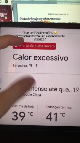 Dia 20 de novembro vai esfriar quanto será ? Kkkkk #teresina #calorteresina 