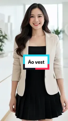Áo vest #xuhuong #viral #thoitrangnu #aovest #aovestnu 