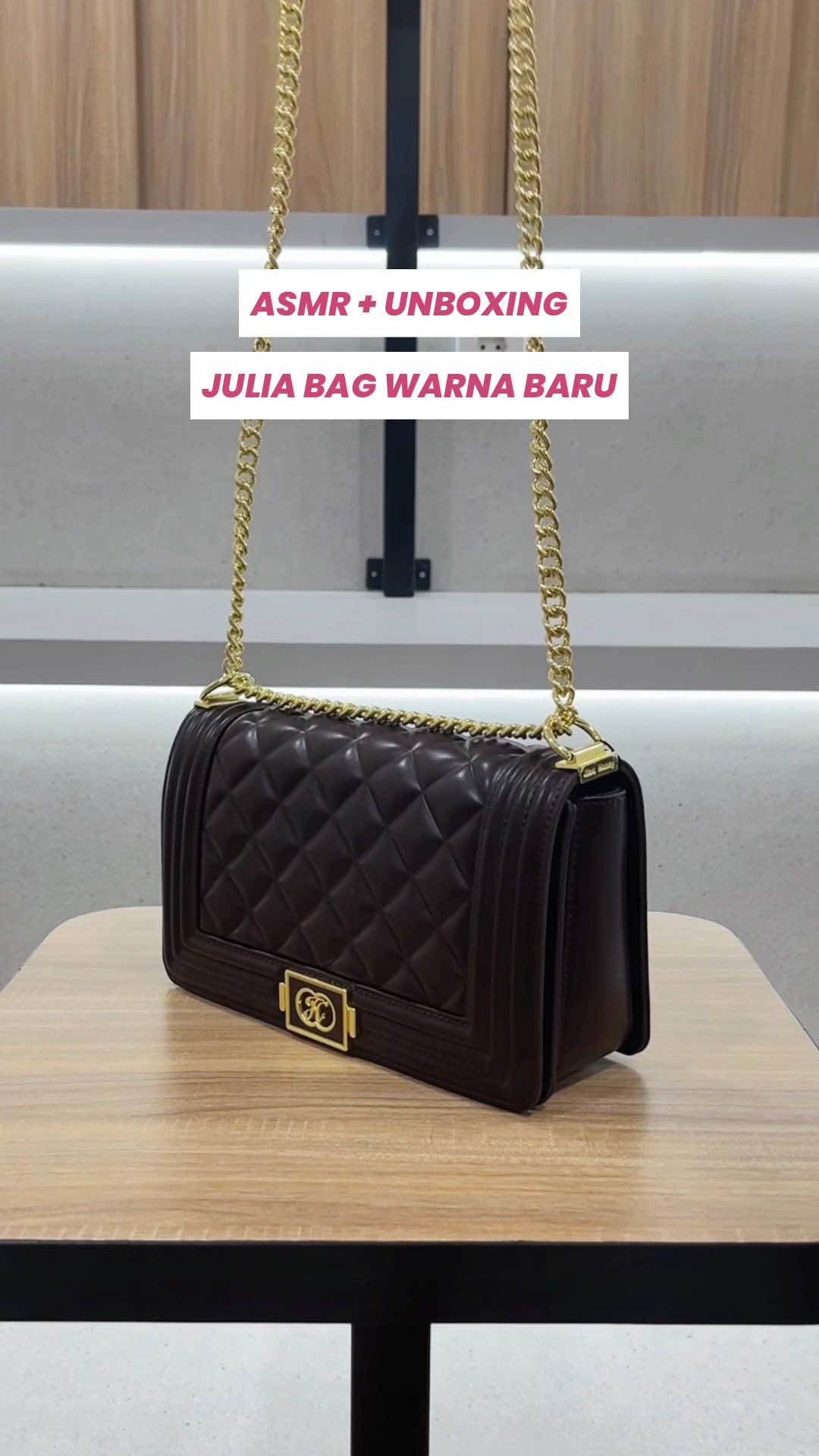 Asmr+unboxing Julia Bag warna baru (brown)🔥 #JimsHoney #WIBGAJIAN #PromoGuncang1111 #GajianSale #taswanita 