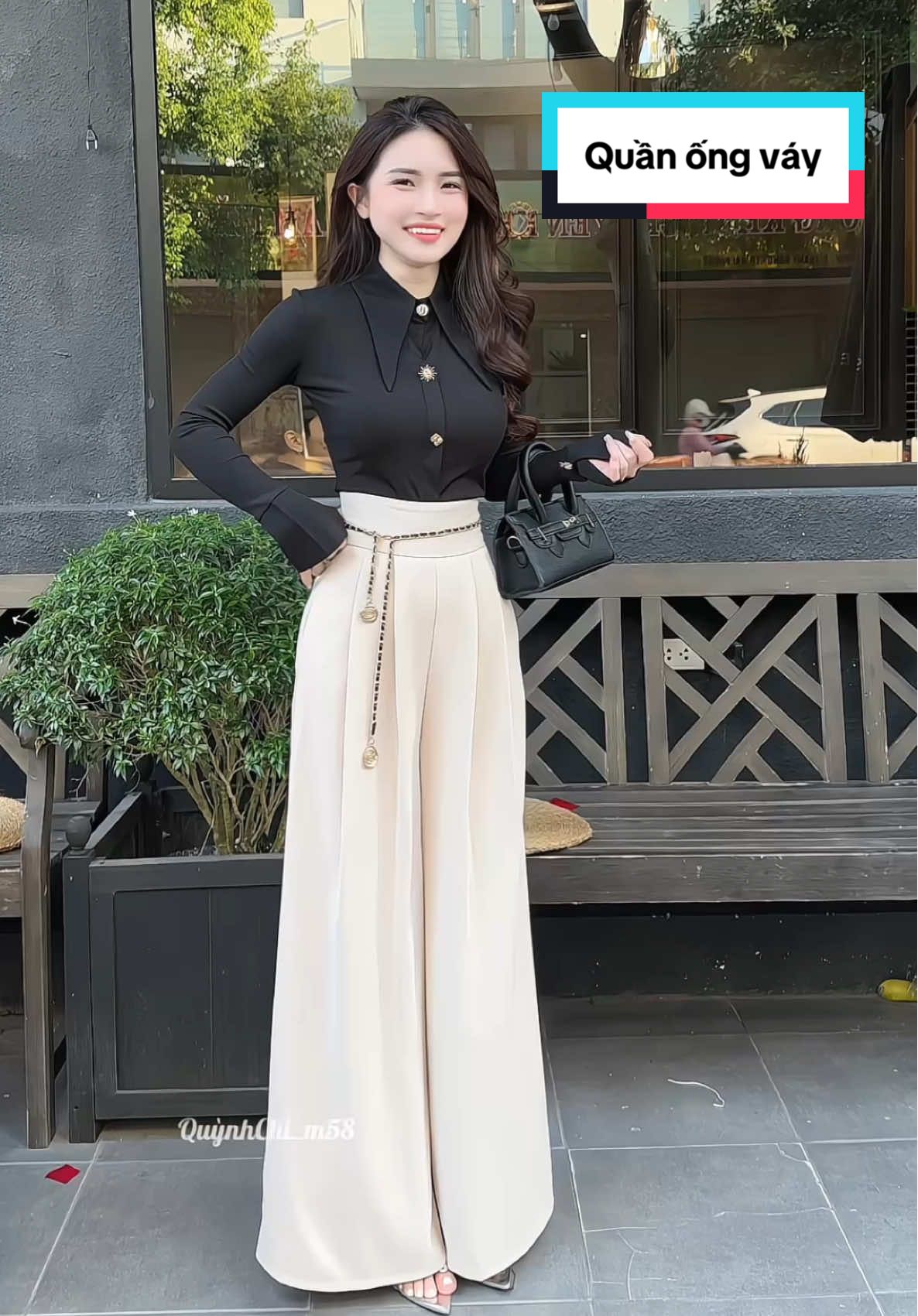 Trả lời @Oanh Nguyễn Oanh Ngu Quần ống váy dài mặc sang chảnh #quanongvay #quanongrong #quansangchanh #quandep 