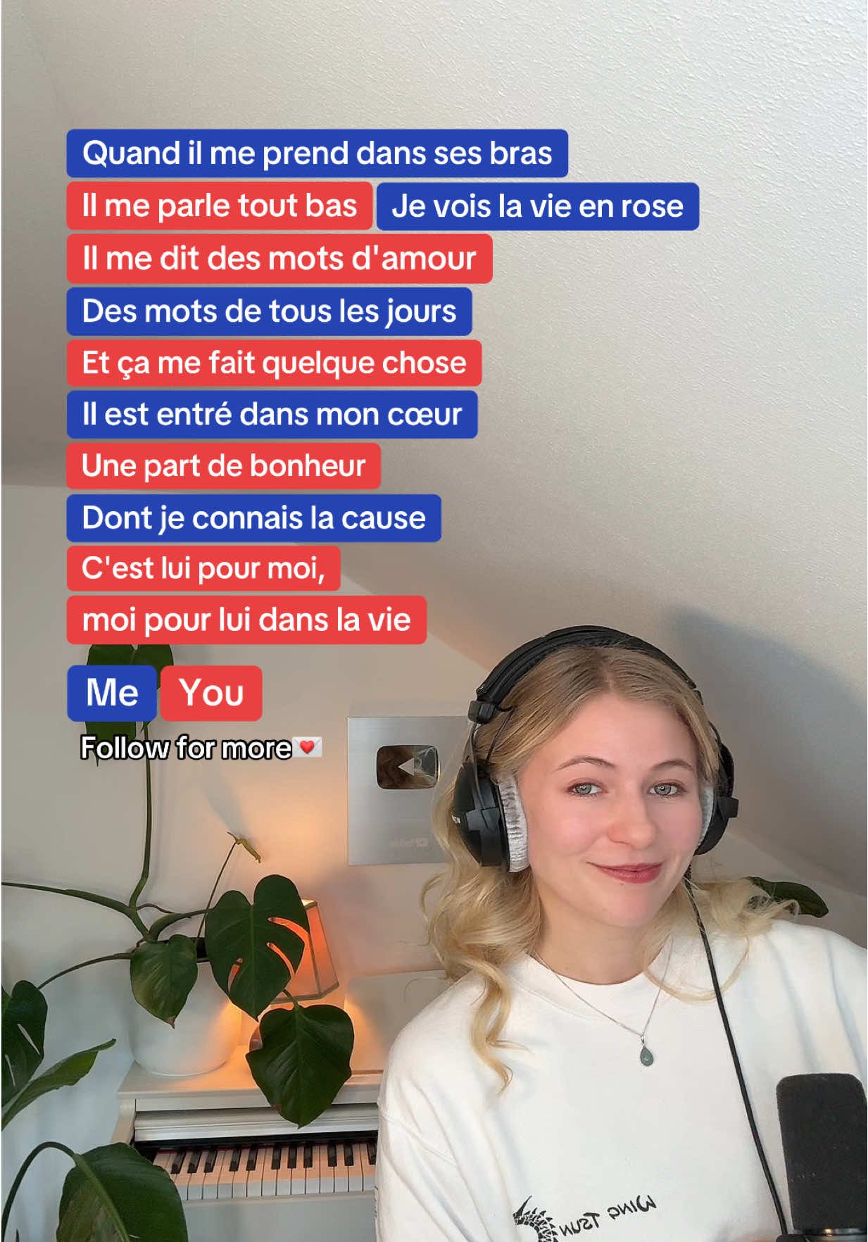 Sing mit mir!!❤️🎙️ Folg mir für mehr!💌 IG: theshanaofficial #duet #lavieenrose #edithpiaf #popcornduet #cover 